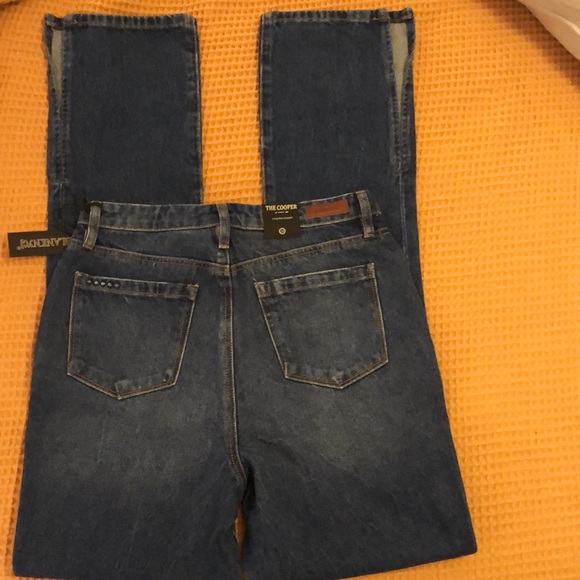 NWT BlankNYC The Cooper -Being Alive long slim straight with side slits - Picture 6 of 11